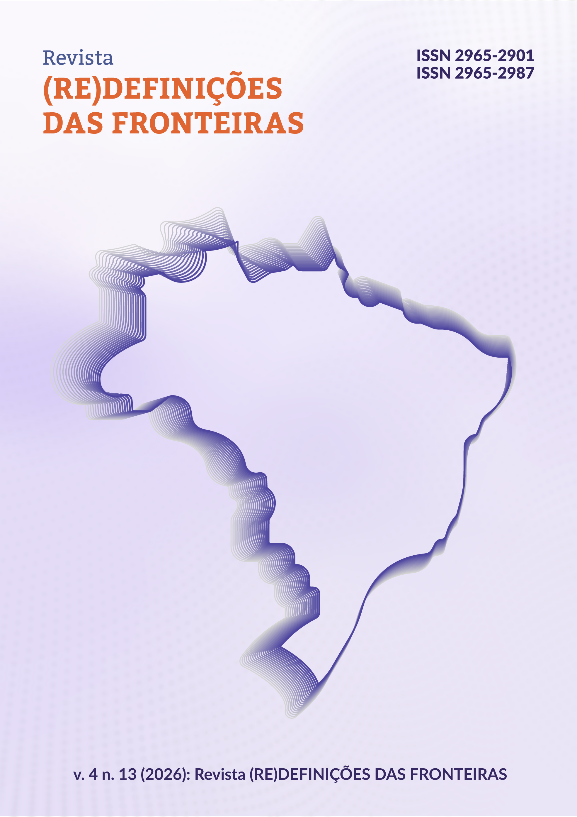 Capa da Revista Redefinições das Fronteiras. Volume 4, número 13, 2026